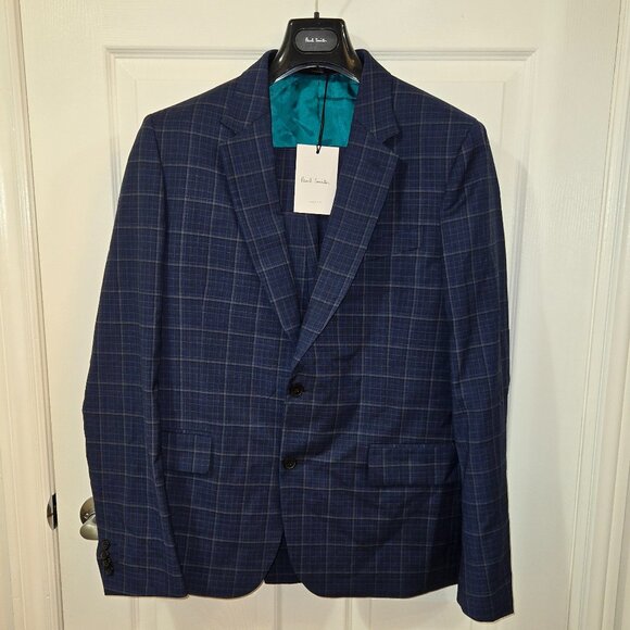 Paul Smith Italian Made Single-Breasted Gents Tailored Fit Pinstripe Suit - Picture 1 of 16
